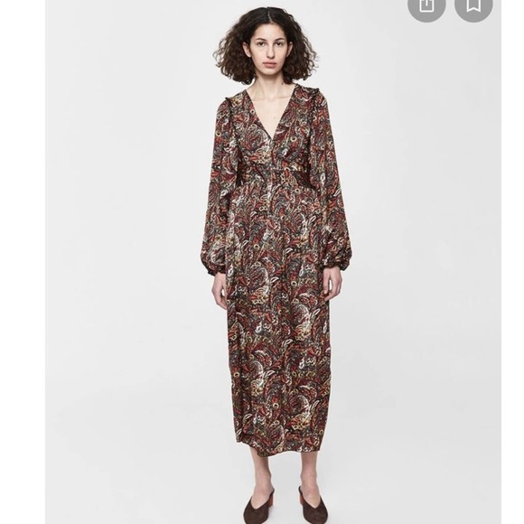 Farrow Gemma Wrap Paisley Midi dress in size S - Picture 1 of 12
